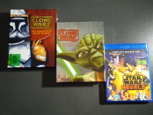 Star Wars Clone Wars Staffel 1+2 + Rebels