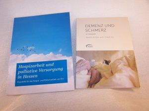 gebrauchtes Buch – HAGE-Hessische Arbeitsgemeinschaft für Gesundheitserziehung e – Hospizarbeit und palliative Versorgung in Hessen . + 1 weiteres Buch - Demenz und Schmerz