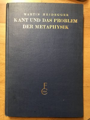 Kant und das Problem der Metaphysik