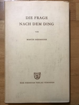 Die Frage nach dem Ding