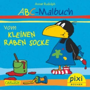 gebrauchtes Buch – Annet Rudolph – ABC-Malbuch vom kleinen Raben Socke - Pixi