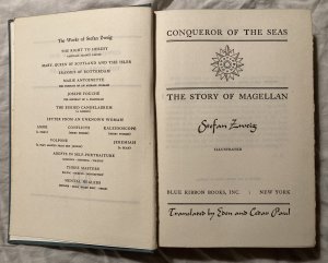 antiquarisches Buch – Stefan Zweig – CONQUEROR OF THE SEAS - The Story Of Magellan - 1938