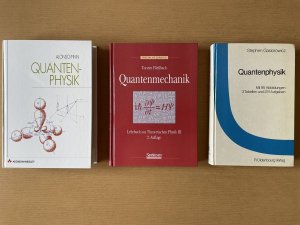 3 Bände): Quantenphysik. Quantenmechanik. - Lehrbuch zur Theoretischen Physik III. Quantenphysik.