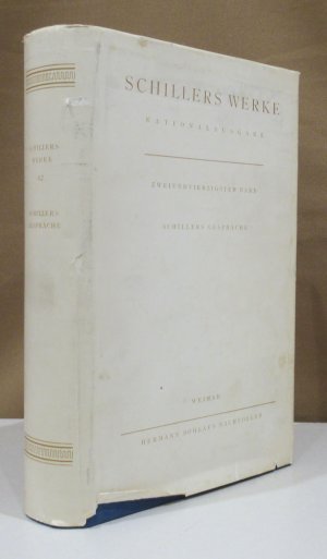 Schillers Werke. Nationalausgabe. Schillers Gespräche. Unter Mitwirkung von Lieselotte Blumenthal herausgegeben von Dietrich Germann und Eberhard Haufe […]