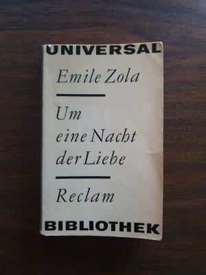 antiquarisches Buch – Emile Zola – Um eine Nacht der Liebe