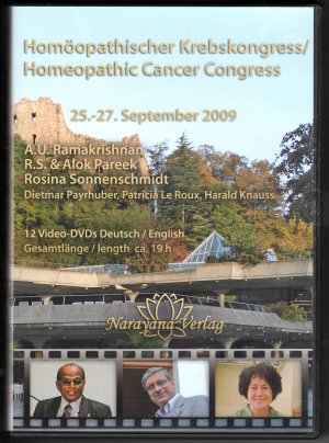 Homöopathischer Krebskongress, Badenweiler 25.-27.9.2009, 12 Video-DVDs