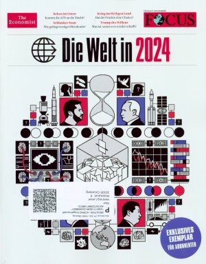 The Economist - Focus - Sonderausgabe: Die Welt in 2024: Kommt die AFD an die Macht? Bürokratieabbau, Krieg im Heiligen Land, Donald Trump und mehr