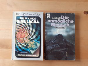 2x SF Bücher: Simulacra + Der unmögliche Mensch