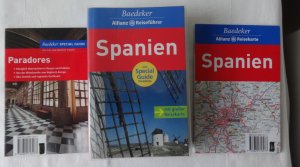 gebrauchtes Buch – Bourmer, Achim; Büscher – Baedeker Allianz Reiseführer Spanien Festland. Mit großer Reisekarte