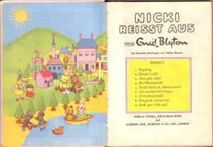 antiquarisches Buch – Enid Blyton – Nicki reisst aus - Nickis Abenteuer 10