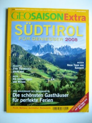 gebrauchtes Buch – GeoSaison Extra Südtirol für Genießer 2008