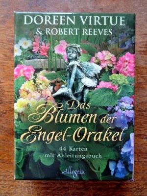 gebrauchtes Buch – Doreen Virtue – Das Blumen der Engel Orakel - Kartendeck - 44 Karten mit Anleitungsbuch