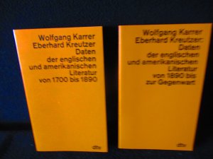 Daten der englischen und amerikanischen Literatur von 1700 bis 1890. . und von 1890 bis Gegenwart