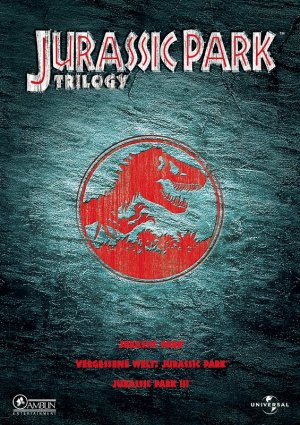 gebrauchter Film – Jurassic Park 1 bis 3 - 3 DVD's; DVD - Lauflänge ca. 333 Minuten