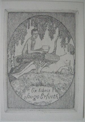 Exlibris für Hugo Erfurth.