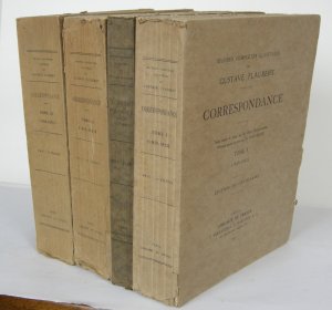 Correspondance Texte revisé et classé par M. René Descharmes. Portraits gravés sur bois par M. Achille Ouvré. Tome I: 1829-1852; Tome II: 1853-1863; Tome […]