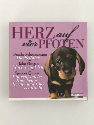 gebrauchtes Hörbuch – Grogan, John; Scheunemann – Herz auf vier Pfoten - "Marley und ich" - "Dackelblick" - "Ein echt harter Knochen - Bernie und Chet ermitteln"