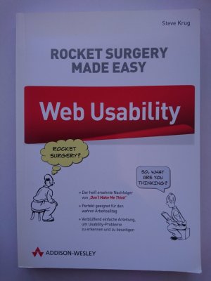 Web Usability - Rocket Surgery Made Easy