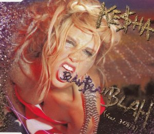 gebrauchter Tonträger – KeSha Feat. 3OH – Blah Blah Blah; Audio - CD Single