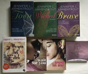 Sammlung Konvolut Brave Wicked Torn Eine Liebe zwischen Licht und Dunkelheit Morgen lieb ich dich für immer Dark Elements 2 Eiskalte Sehnsucht