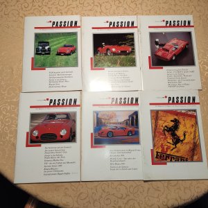 Passion, The Magazine for Bugatti and Ferrari Enthusiasts in Switzerland 1/87-2/89