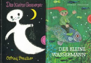 gebrauchtes Buch – Preußler, Otfried; Tripp, F.J. – 4 Bücher Der kleine Wassermann + Das kleine Gespenst + Die kleine Hexe + Der Räuber Hotzenplotz. Schwarz-Weiss Illustriert von F.J. Tripp und Winnie Gebhardt-Gayler