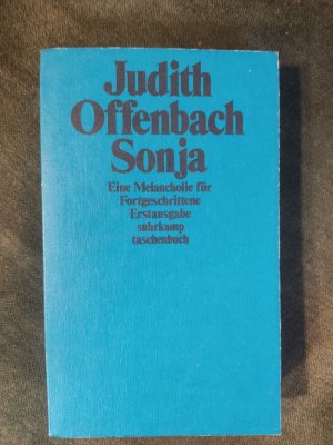 Bildtext: Sonja. Eine Melancholie für Fortgeschrittene von Judith Offenbach