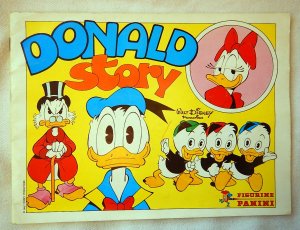 Donald (Duck) Story Figurine Panini Sticker Album Komplett