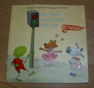 Zepi Zebra, Fonsi Frosch und Bätty Bär im Verkehr