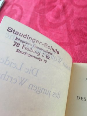 gebrauchtes Buch – Goethe, Johann Wolfgang – Die Leiden des jungen Werther - Textausgabe mit Nachwort