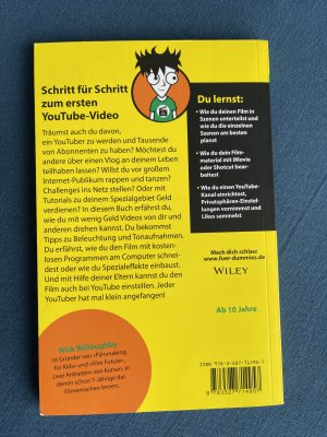 gebrauchtes Buch – Nick Willoughby – YouTube-Videos selber machen für Dummies Junior