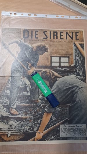 Luftschutz Zeitung Sirene Nr.21 1942 WK 2 RLB original