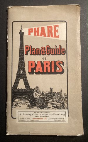 gebrauchtes Buch – Pharus Plan – Phare - Plan & Guide de Paris