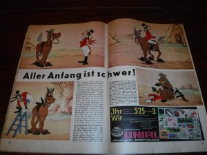 antiquarisches Buch – Walt Disney – Micky Maus Heft Nr. 33 vom 15. August 1964 - (Sammelbild ,Gutscheinmarke, Autogutschein vorhanden)