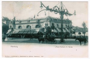 antiquarisches Buch – Ansichtskarte; Postkarte – AK, Hamburg. Alster Pavillon, H. Heinze.