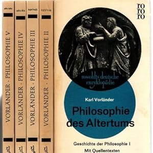 gebrauchtes Buch – Karl Vorländer/ Johann Eduard Erdmann – 7 Bände Rowohlts deutsche Enzyklopädie: Geschichte der Philosophie