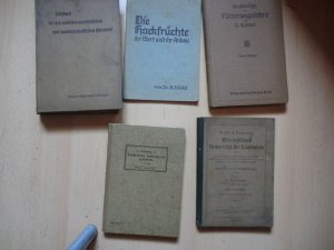 antiquarisches Buch – verschiedene – 5 Antike Bücher Landwirt Bauer über Viehzucht Landwirtschaft 1905-1911