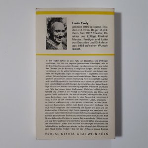 gebrauchtes Buch – Louis Evely – Was seid ihr ängstlich, ihr Kleingläubigen