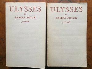 Ulysses, Volume one & two (2 Bde, EA der Odyssey Press 1932)