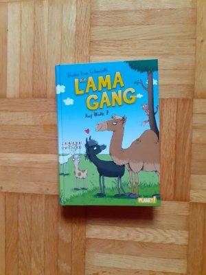 gebrauchtes Buch – Schmidt, Heike Eva – Die Lama-Gang. Mit Herz & Spucke 2: Auf Wolle 7 - Lustige Detektivgeschichte ab 8