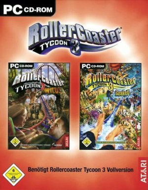 RollerCoaster Tycoon 3 - AddOns Soaked + Wild - Freizeitpark Simulation