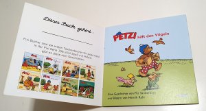 gebrauchtes Buch – Per Sanderhage (Geschichte) – Petzi Schildkröte erlebt ein Abenteuer. Pixi-Buch Nr. 1390. Pixi-Serie 156. EA. Minibuch