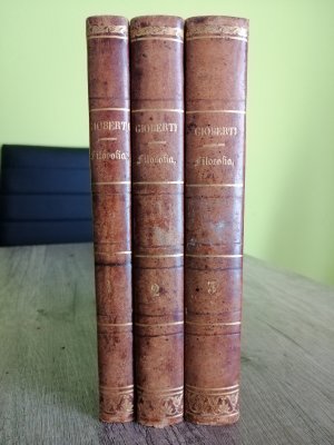 Introduzione allo Studio della Filosofia (3 volumes, completely)