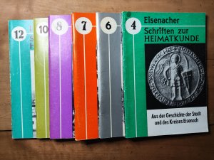 Konvolut Sammlung 33 Bände zusammen: Eisenacher Schriften zur Heimatkunde : Heft 4: Aus der Geschichte der Wartburgstadt Eisenach / Heft 6: Alt-Eisenach […]