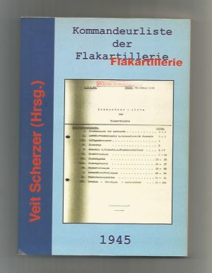Kommandeurliste der Flakartillerie 1945