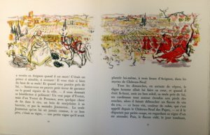 Lettres de mon moulin. Illustrées de lithographies originales en couleurs par Nanette Genoud. ("Lettres provençales").