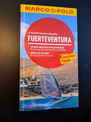 gebrauchtes Buch – Schütte, Hans Wilm – MARCO POLO Reiseführer Fuerteventura - Reisen mit Insider-Tipps. Mit EXTRA Faltkarte & Reiseatlas