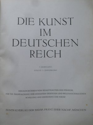 Die Kunst im Deutschen Reich, 1943, alle Folgen 1-12, mit Baukunst 1-12