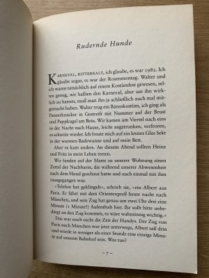 gebrauchtes Buch – Elke Heidenreich – Rudernde Hunde - Geschichten