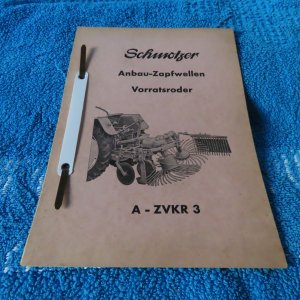 gebrauchtes Buch – Schmotzer Anbau-Zapfwellen Vorratsroder